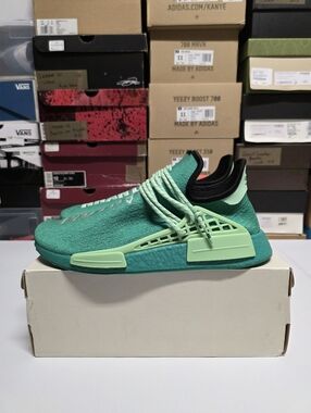 Adidas Pharrell x NMD Human Race Core Green GY0089 Men's Sneaker 2020